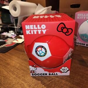 Hello Kitty Red  Soccer Ball Size 5 • 26.8 inches NEW in Box